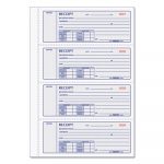 Receipt Book, 7 x 2 3/4, Triplicate with Carbons, 200 Sets/Book