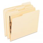 Manila Folders with Two Bonded Fasteners, 1/3-Cut Tabs, Letter Size, 50/Box