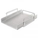 Urban Collection Punched Metal Letter Tray, White