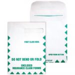 Redi-Seal Insurance Claim Form Envelope, Cheese Blade Flap, Redi-Seal Closure, 9 x 12.5, White, 100/Box