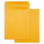 High Bulk Self-Sealing Envelopes, #10 1/2, Cheese Blade Flap, Redi-Seal Closure, 9 x 12, Brown Kraft, 100/Box