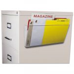 Unbreakable Magnetic Wall File, Letter/Legal, 16 x 7, Single Pocket, Clear