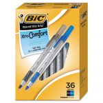Round Stic Grip Xtra Comfort Stick Ballpoint Pen, 1.2mm, Assorted Ink/Barrel, 36/Pack