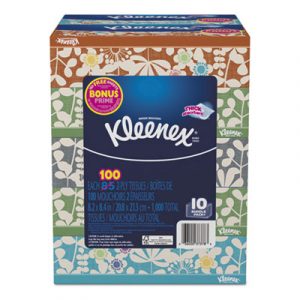 Everyday Tissues, 2 Ply, White, 85/Box, 10 Boxes/Pack, 4 Packs/Carton