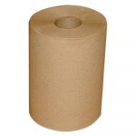 Hardwound Roll Towels, 7.88" x 300 ft, Brown, 12/Carton