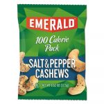 100 Calorie Pack Nuts, Salt & Pepper Cashews, 0.62 oz Pack, 7/Box