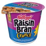 Breakfast Cereal, Raisin Bran Crunch, Single-Serve 2.8oz Cup, 6/Box