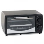 Toaster Oven, 0.32 cu ft Capacity, Stainless Steel/Black, 14 1/2 x 11 1/2 x 8
