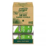 100% Recycled Roll Towels, 2-Ply, 5 1/2 x 11, 140 Sheets, 12 Rolls/Carton