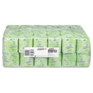 100% Recycled Two-Ply Bath Tissue, White, 500 Sheets/Roll, 48 Rolls/Carton