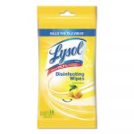 Disinfecting Wipes, 7 x 8, Lemon, 15 Wipes/Pack