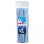 Heavy Duty Roller Mop Refill, Foam, 12 x 3 3/4 x 2 3/4, Blue, 3/Pack