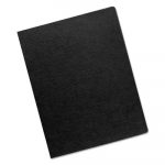 Linen Texture Binding System Covers, 11-1/4 x 8-3/4, Black, 200/Pack