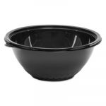 Caterline Pack n' Serve Plastic Bowl, 160 oz, Black, 25/Case