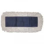 Disposable Dust Mop Head, Cotton, Cut-End, 60w x 5d