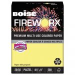 FIREWORX Premium Multi-Use Paper, 20lb, 8.5 x 11, Crackling Canary, 500/Ream