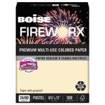 FIREWORX Premium Multi-Use Paper, 24lb, 8.5 x 11, Flashing Ivory, 500/Ream