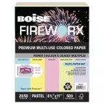 FIREWORX Premium Multi-Use Colored Paper, 20lb, 8.5 x 11, Assorted, 500/Ream