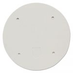 Paper Lids for 83oz Food Containers, White, Vented, 7.2" Dia, 100/Carton