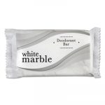 Individually Wrapped Deodorant Bar Soap, White, # 1 1/2 Bar, 500/Carton