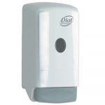 Liquid Soap Dispenser, Model 22, 800 mL, 5.25" x 4.25" x 10.25", White