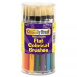 Colossal Brush, Natural Bristle, Flat, 30/Set