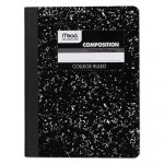 Square Deal Composition Book, Medium/College Rule, Black Cover, 9.75 x 7.5, 100Pages