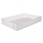 Non-Window Sheet Cake Tray, Cardboard, White, 25-7/8 x 18 1/16 x 4, 25/Bundle