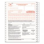 1096 Summary Transmittal Tax Forms, 2-Part Carbonless, 8 x 11, 10 Forms