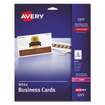 Printable Microperf Business Cards, Laser, 2 x 3 1/2, White, Uncoated, 250/Pack