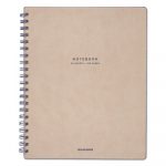 Collection Twinwire Notebook, 1 Subject, Wide/Legal Rule, Tan/Navy Blue Cover, 11 x 8.75, 80 Pages