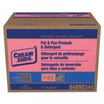 Manual Pot & Pan Detergent w/o Phosphate, Baby Powder Scent, Powder, 25 lb. Box