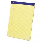 Perforated Writing Pads, Narrow Rule, 8.5 x 11.75, Canary, 50 Sheets, Dozen