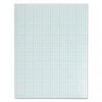 Cross Section Pads, 8 sq/in Quadrille Rule, 8.5 x 11, White, 50 Sheets
