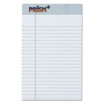 Prism + Writing Pads, Narrow Rule, 5 x 8, Pastel Gray, 50 Sheets, 12/Pack