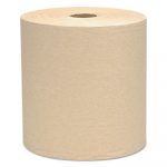 Essential Hard Roll Towels, 1.5" Core, 8 x 800ft, Natural, 12 Rolls/Carton