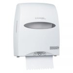 Sanitouch Hard Roll Towel Dispenser, 12 63/100w x 10 1/5d x 16 13/100h, White