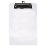 Plastic Clipboard, 1/2" Capacity, 6 x 9 Sheets, Clear