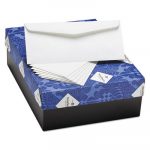 Writing 25% Cotton Business Envelopes, #10, Bankers Flap, Gummed Closure, 4.13 x 9.5, Ivory, 500/Box
