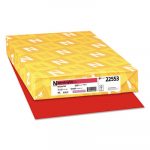 Color Paper, 24lb, 11 x 17, Re-Entry Red, 500/Ream