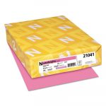 Color Cardstock, 65lb, 8.5 x 11, Pulsar Pink, 250/Pack