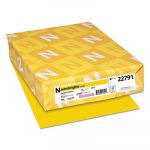 Color Cardstock, 65lb, 8.5 x 11, Sunburst Yellow, 250/Pack
