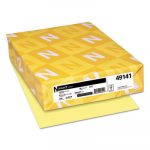 Exact Index Card Stock, 90lb, 8.5 x 11, Canary, 250/Pack
