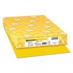 Color Paper, 24lb, 11 x 17, Solar Yellow, 500/Ream