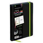 ColorPop Journal, College Ruled, 8 1/4 x 5 1/8, Black, 240 Sheets