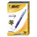 Velocity Retractable Ballpoint Pen, Medium 1mm, Blue Ink & Barrel, 36/Pack