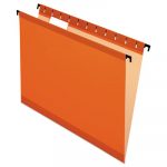 SureHook Hanging Folders, Letter Size, 1/5-Cut Tab, Orange, 20/Box