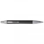 IM Retractable Ballpoint Pen Gift Box, 0.5mm, Black Ink, Black/Chrome Trim Barrel