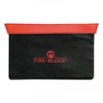 Fire-Block Document Portfolio, 15 1/2 x 10 x 1/2, Red/Black