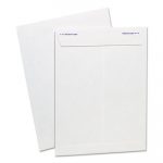 Gold Fibre Fastrip Release & Seal White Catalog Envelope, #10 1/2, Cheese Blade Flap, 9 x 12, White, 100/Box